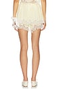 view 4 of 6 Chante Bloomer Skort in Pale Yellow