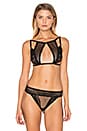 view 1 of 4 x SKIVVIES Bordeaux Bralette in Black