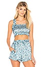 view 1 of 4 Spring Bloom Ruffle Cami in Robin