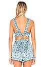 view 3 of 4 Spring Bloom Ruffle Cami in Robin