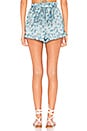 view 3 of 4 Spring Bloom Ruffle Shorts in Robin