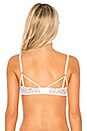 view 3 of 4 Lovesick Strappy Underwire Bra in White Heart