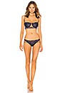 view 4 of 4 Mia Lace Underwire Bra in Navy