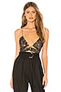 view 1 of 5 Romy Front Tie Bodysuit in Noir