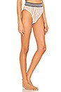 view 2 of 4 Julienne Lace Hi Waist Panty in Blanc