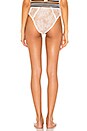 view 3 of 4 Julienne Lace Hi Waist Panty in Blanc