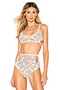 view 1 of 4 Pastille Strappy Bralette in Pinstripe