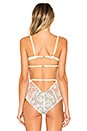 view 3 of 4 Pastille Strappy Bralette in Pinstripe