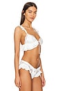 view 2 of 4 Butterfly Lace Ruffle Bralette in White