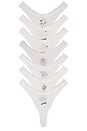 view 1 of 6 Soiree Panty 7 Pack in White