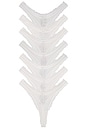 view 2 of 6 Soiree Panty 7 Pack in White