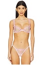 view 1 of 4 Ily Embroidery Underwire Bra in Pink