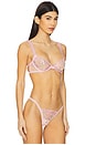 view 2 of 4 Ily Embroidery Underwire Bra in Pink