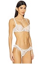 view 2 of 4 Blushing Blooms Underwire Bra in White