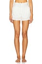 view 1 of 5 Edie Eyelet Bloomer Short in White