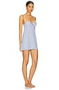 view 3 of 5 Gingham Rose Slip Dress in Blue
