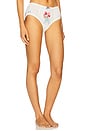 view 2 of 4 Forget Me Not Bloomer Panty in White
