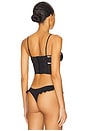 view 4 of 5 Elena Eyelet Bustier in Black