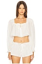 view 1 of 4 Venetia Sleep Top in Vintage Cream