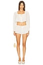 view 4 of 4 Venetia Sleep Top in Vintage Cream