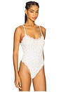 view 3 of 6 Elliana Bodysuit in White