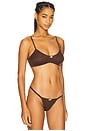 view 2 of 4 Elliana Bralette in Chocolate