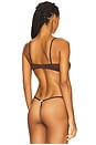 view 3 of 4 Elliana Bralette in Chocolate