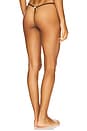 view 3 of 4 Elliana Thong Panty in Chocolate