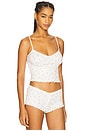 view 2 of 5 Elliana Sleep Top in White