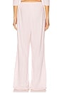 view 3 of 4 Elliana Wide Leg Pant in Dusty Pink