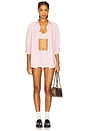 view 5 of 6 Mindy Striped Button Down Shirt in Pink