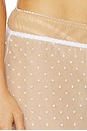 view 6 of 6 Devon Dot Midi Skirt in White