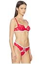 view 2 of 4 Fiona Lace Underwire Bra in Red