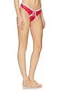 view 2 of 4 Fiona Lace Thong Panty in Red
