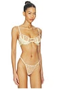 view 2 of 4 Twilight Rose Underwire Bra in Pale Yellow