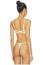 view 3 of 4 Twilight Rose Underwire Bra in Pale Yellow