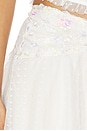 view 6 of 6 Spring Blossom Mini Skirt in White