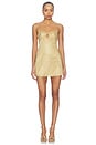 view 1 of 5 Glitter Slip Dress in Gold