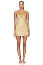 view 2 of 5 Glitter Slip Dress in Gold