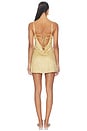 view 5 of 5 Glitter Slip Dress in Gold