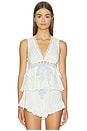 view 1 of 5 Jia Sleep Top in White