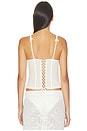 view 4 of 5 Eyelet Rose Bustier in Off White