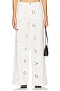 view 1 of 6 Daisy Eyelet Baggy Jeans in White