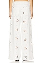 view 4 of 6 Daisy Eyelet Baggy Jeans in White