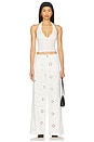 view 5 of 6 Daisy Eyelet Baggy Jeans in White