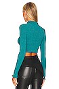view 3 of 5 Lorelei Cropped Sweater in Blue