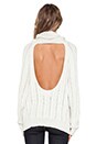view 4 of 4 Solstice Backless Sweater in Ivory