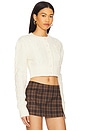 view 2 of 4 Camille Cable Knit Cardigan in Cream