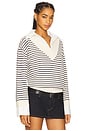 view 2 of 5 Regatta Stripe Knit Sweater in Cream
