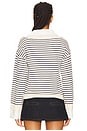view 3 of 5 Regatta Stripe Knit Sweater in Cream